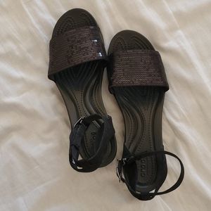 Comfortable crocs sandals